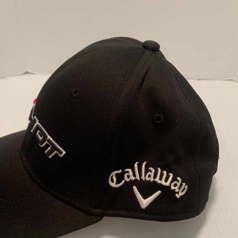 Callaway Golf: X-Hot Hat: Black Adjustable Hat Adult Size: Very Good Condition - Picture 2 of 7